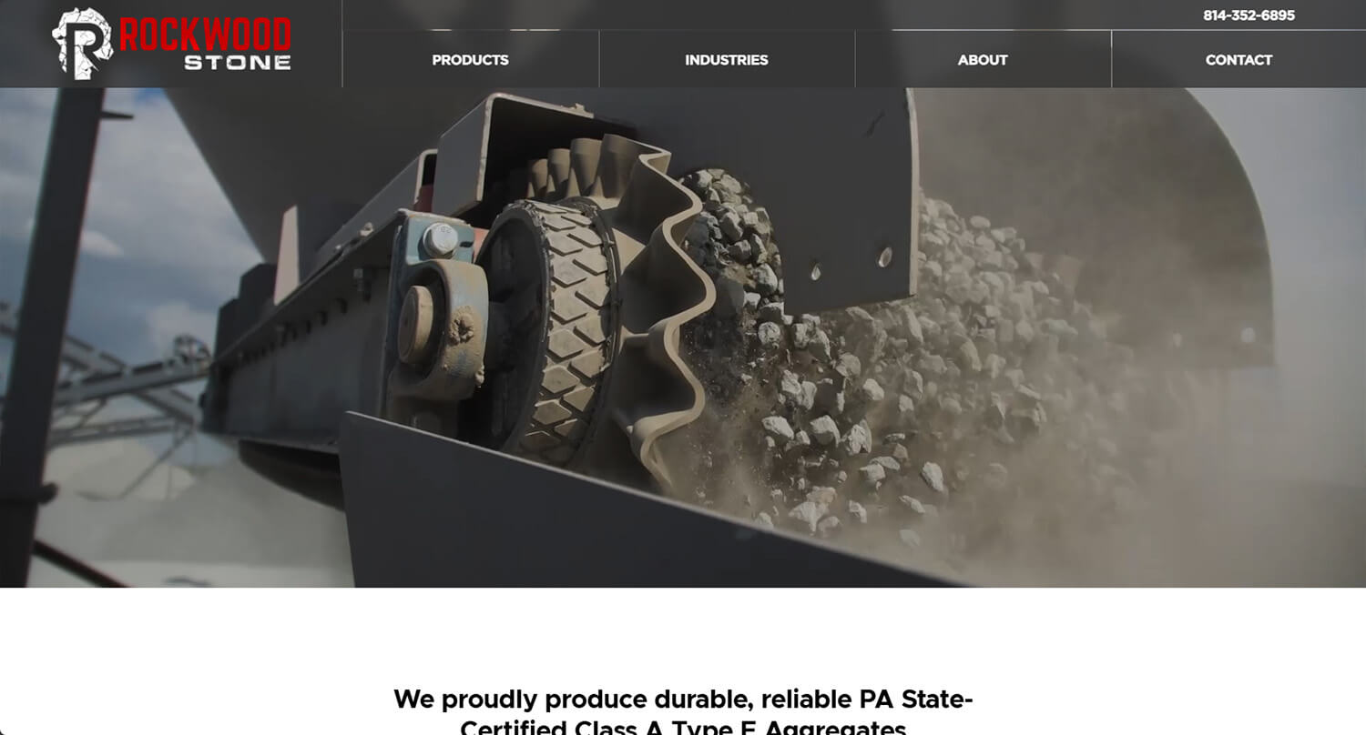 Custom Website Design for Aggregate Supply Companies